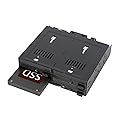 ICY DOCK 4 Bay 2.5" SATA/SAS SSD/HDD Hot-Swap Docking Enclosure for 5.25" Bay - flexiDOCK MB014SP-B R1