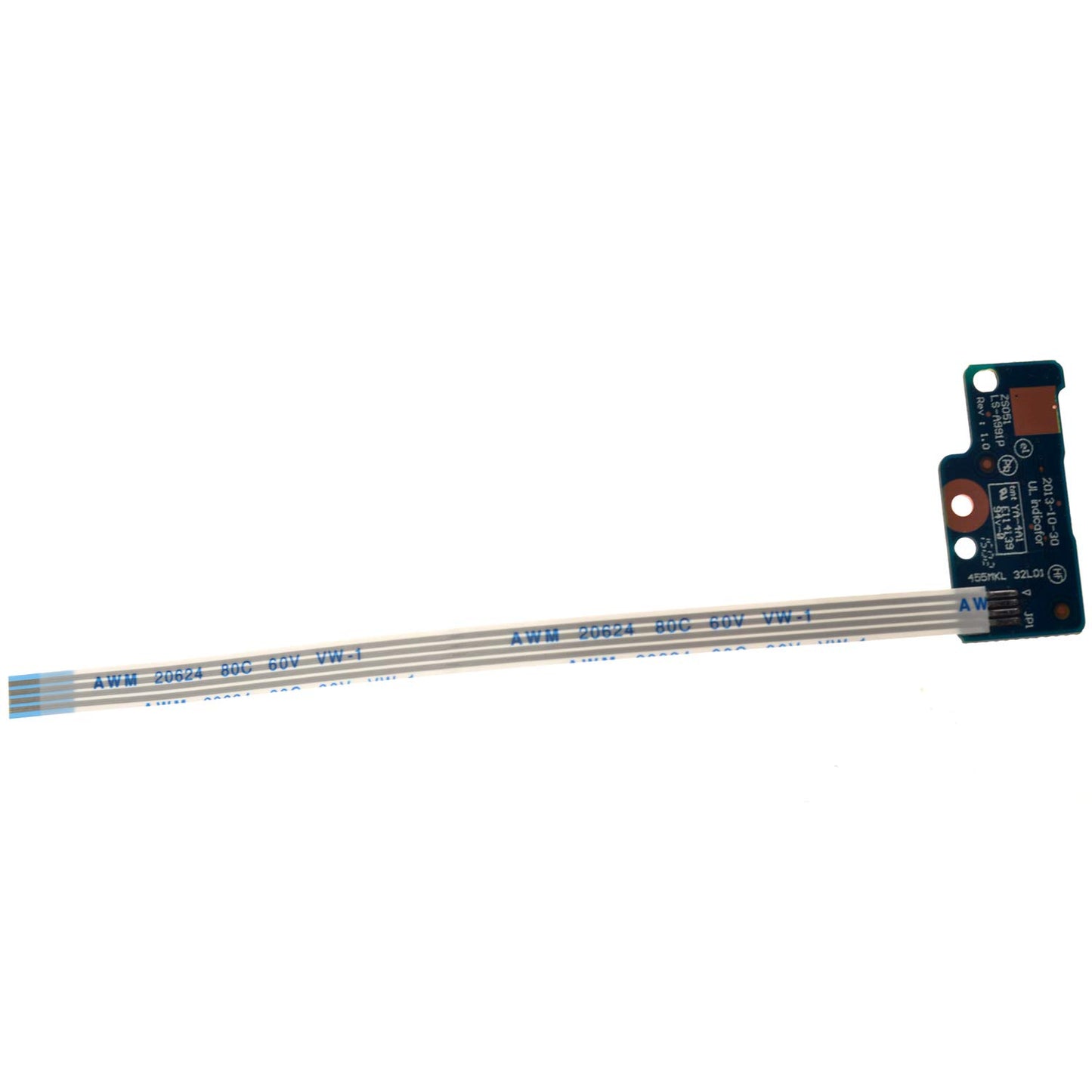Deal4GO Power Switch Button Board w/Cable for HP Pavilion 15-R 15-G 15-S 14-R 14-G 250-G3 255-G3 256-G3 LS-A991P 749650-001