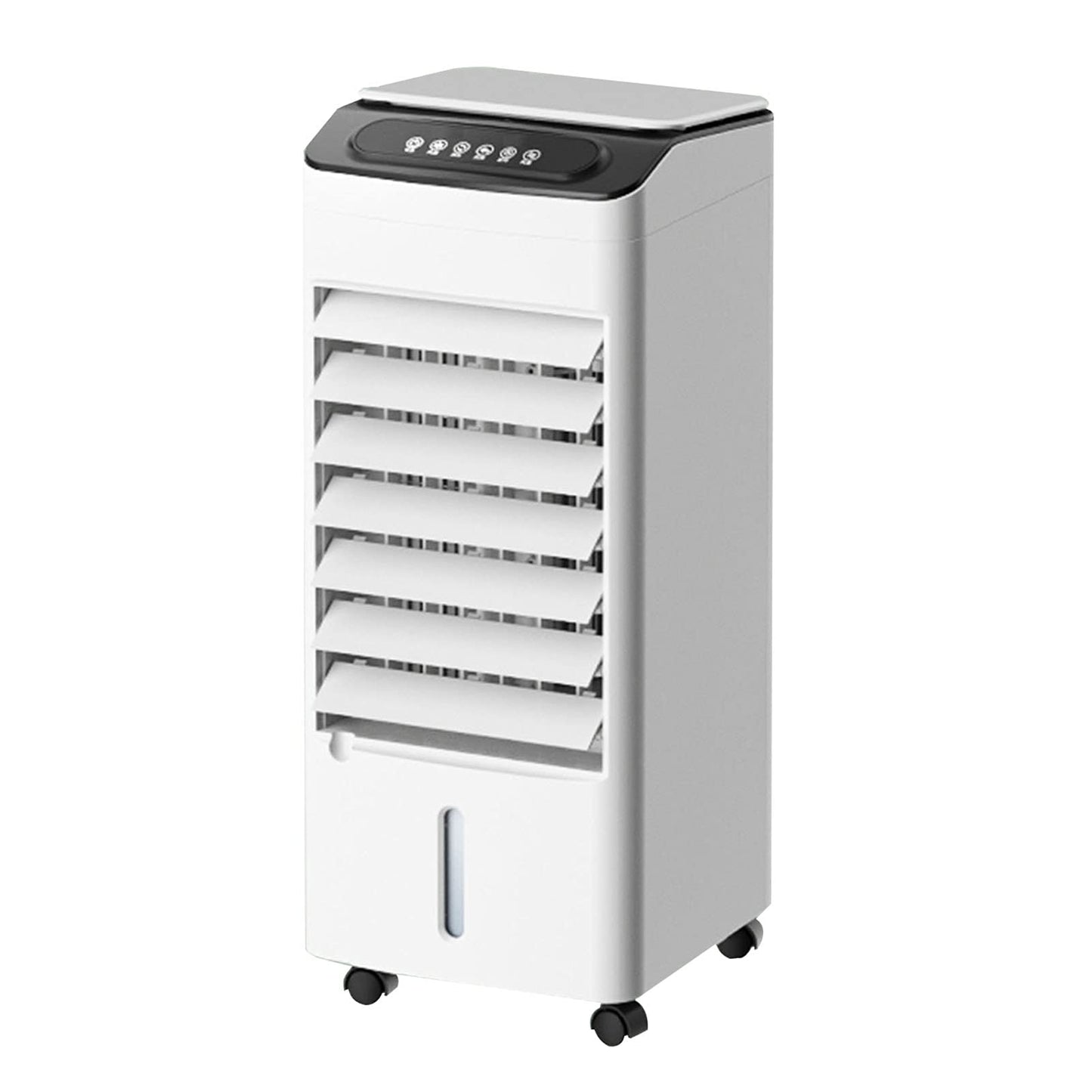 Tower Fan with 4L Capacity Water Tank Include Ice Crystal Boxes Oscillating with Remote Control and Button Control 3 Speed Setting and 7- Timer