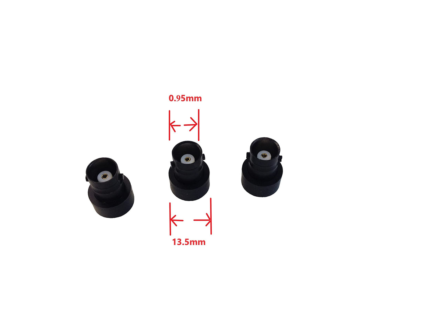 Anteenna TW-BNCJ-SMAJ(3 Packs) Adaptor Connector BNC Female to SMA Female is Suit for HAM (144/430MHz) Handheld Antenna BNC Male