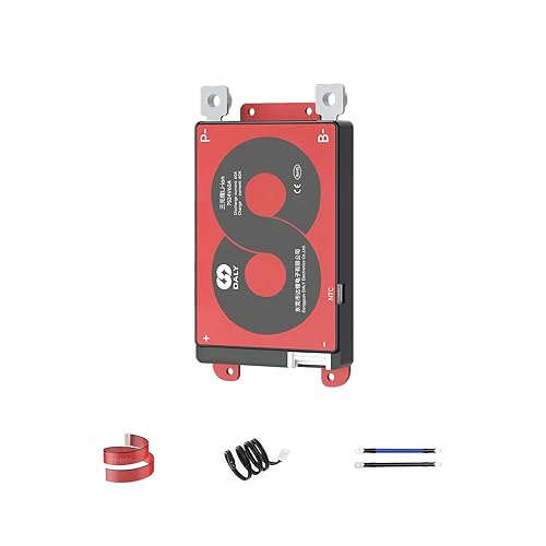 DALY 24V BMS li-ion 7S 60A with Balance Wire and Temperature Sensor for Rated 3.7V Lithium Battery Power Bank Short Circuit Protection（Standard…