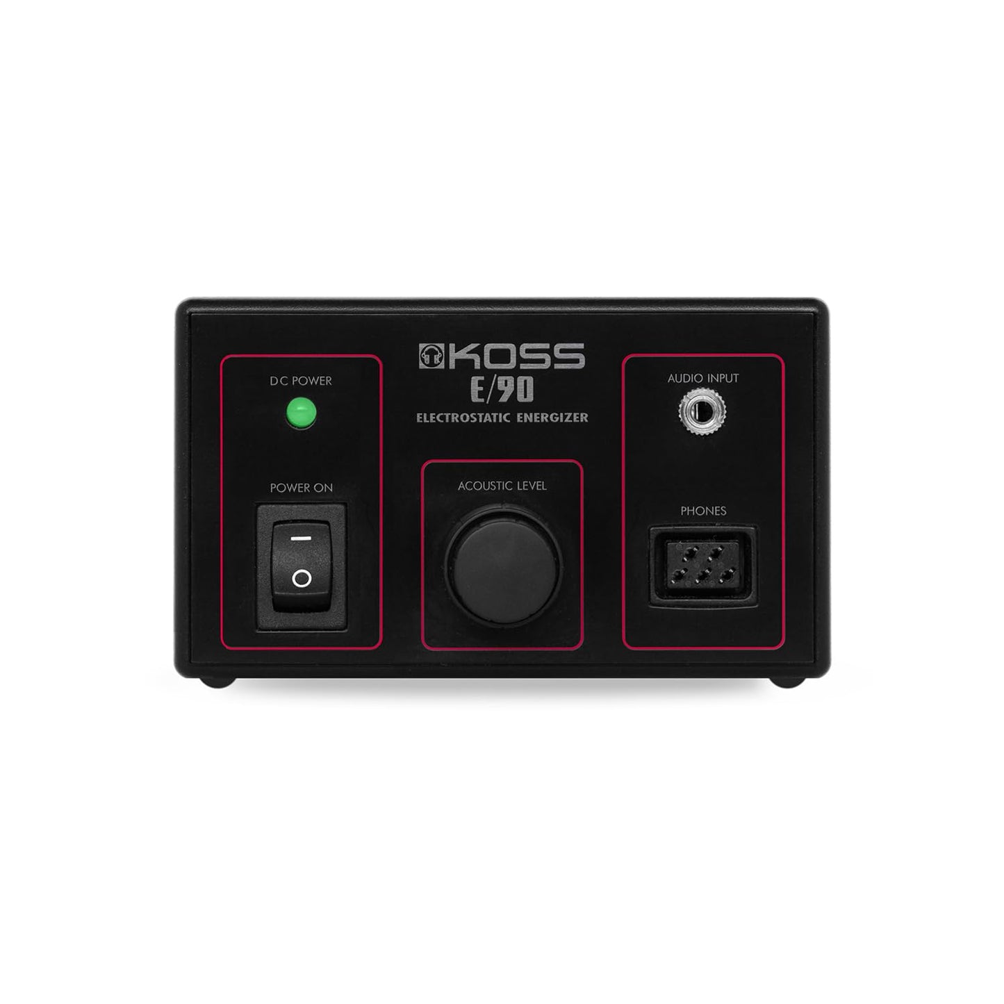Koss ESP-95X Plus Electrostatic Stereophone, Professional Full Size Over-Ear Studio Headphone, Leather Carrying Case Included, Black