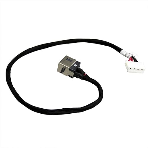 GinTai DC Power Jack with Cable Socket Plug Connector Port Replacement for Toshiba Satellite P55-A5200 P55-A5312 S55-A5275, 5pcs