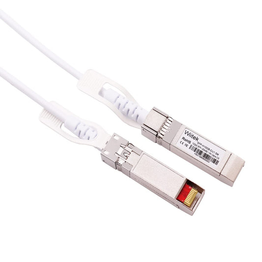 Wiitek 1.5m 10GbE SFP+ DAC Twinax Cable, 10Gbase-CU SFP+ Direct Attach Cable,for Ubiquiti UniFi, Fortinet, MikroTik, Netgear, Supermicro, TP-Link