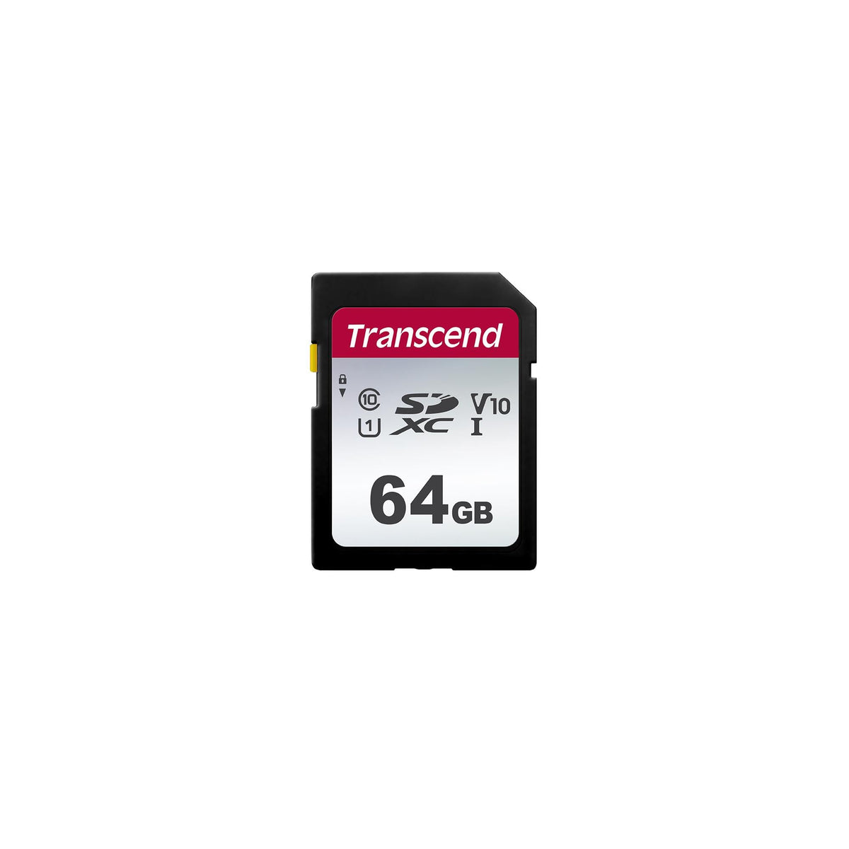 Transcend 64GB SDC300S SD UHS-I SDXC Memory Card, 100MB/s, U1, V10, C10