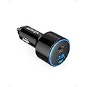 Anker USB C Car Charger, 49.5W PowerDrive Speed+ 2 Adapter, 30W PD Port for iPhone 15 14 13 12 11 Series, Compatible with S10/S9, MacBook Air, iPad