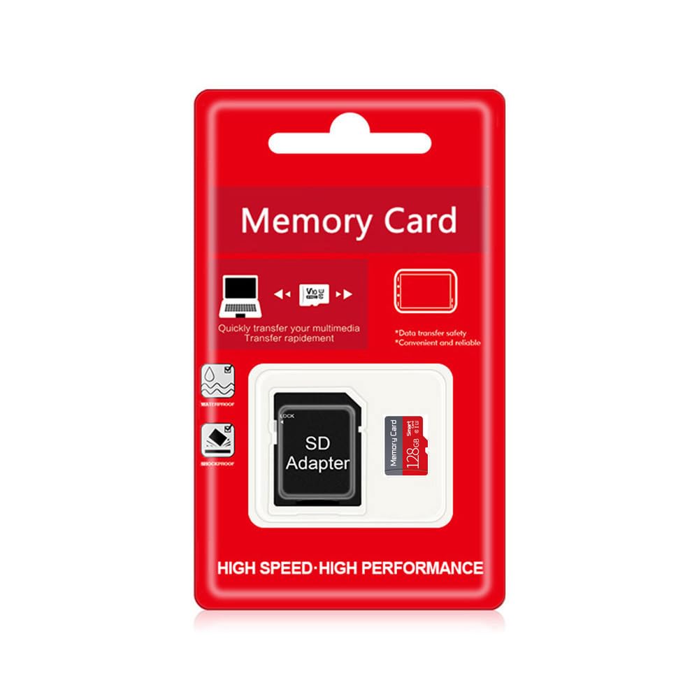 128GB TF Card Flash Memory Card, Ultra High Speed TF Memory Card with SD Adapter