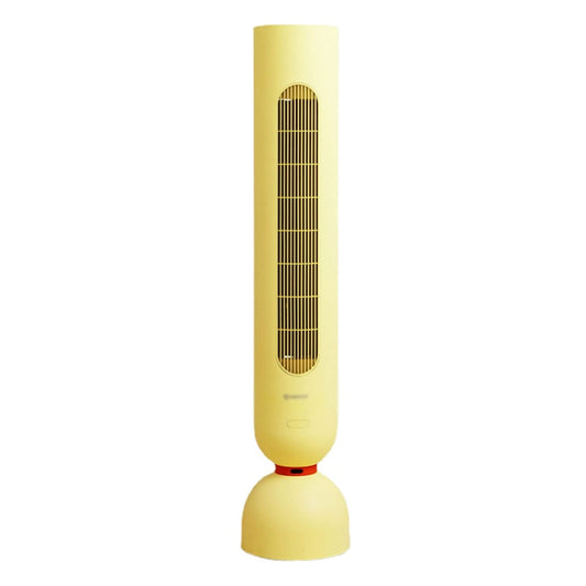 YWangQiang Floor Type Large Air Volume Tower Fan Vertical Electric Fan Without Fan for Home Office Living Room, Bedroom Fans (Color : Yellow) (Yellow)