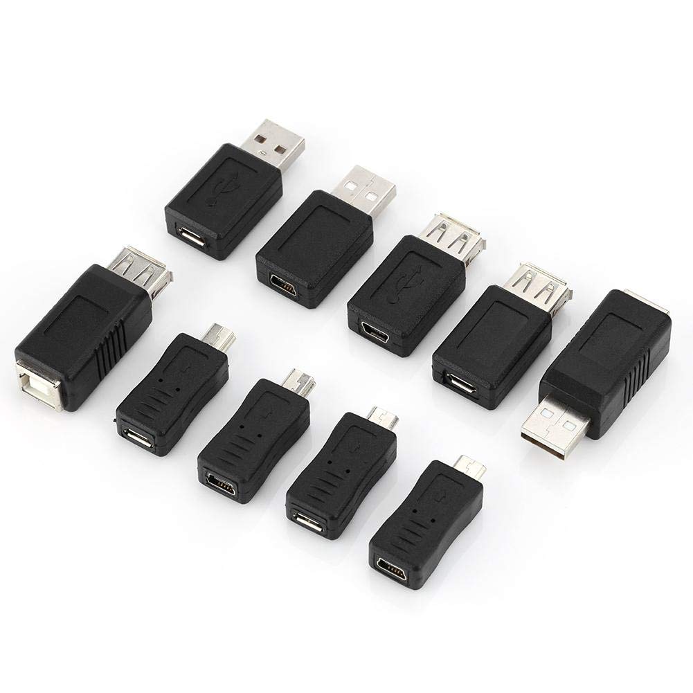 Lazmin USB Adapter Kit, 40PCS Multiple USB2.0 Adapter Converter Connectors, Compatible USB1.1/1.0