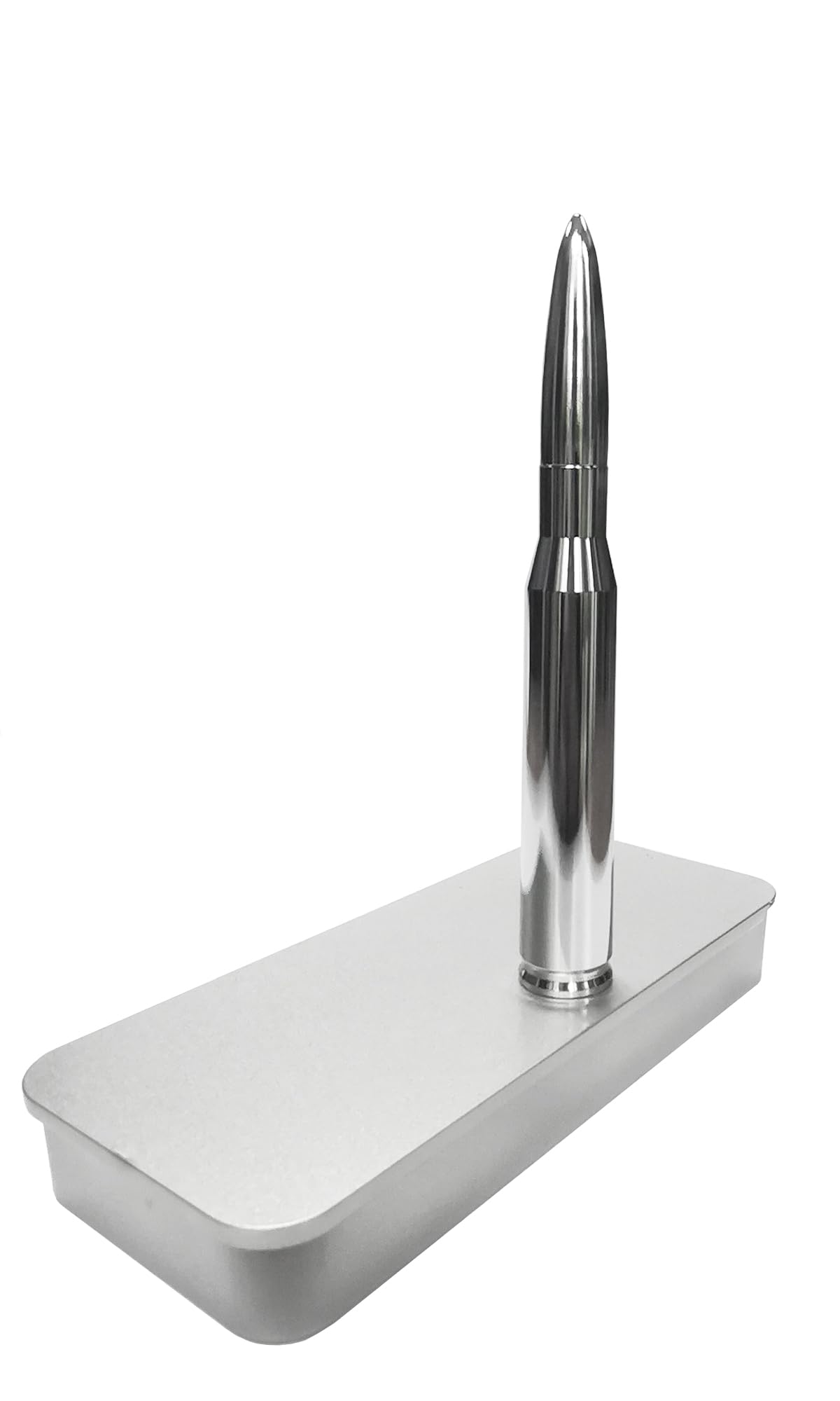 50Cal 5.5 in Chrome Bullet Antenna for Car Truck - Universal Replacement Antenna for Ford F150 F250 F350, Ram 1500 2500, Jeep Wrangler, Toyota Tundra