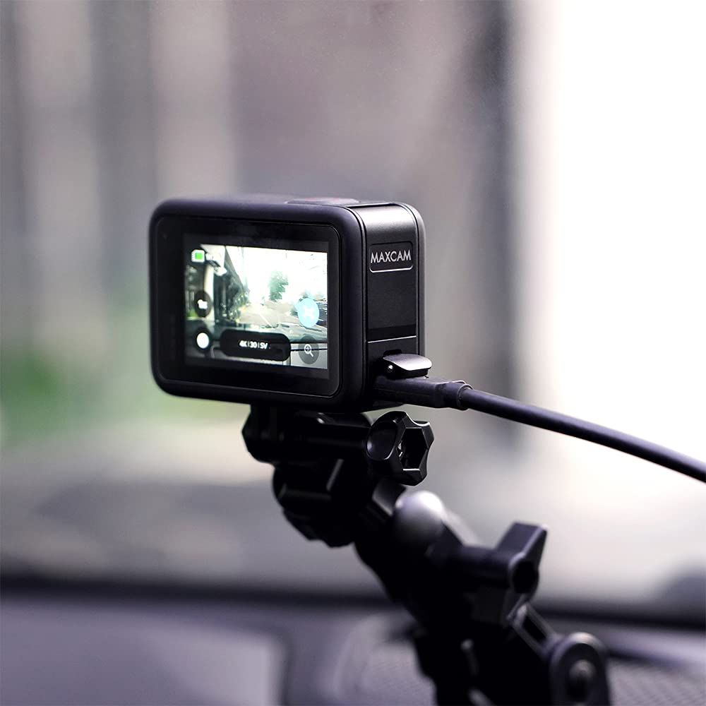 MAXCAM Aluminum Alloy Battery Cover Door for GoPro HERO13/HERO12/HERO11/HERO10/HERO9 Black