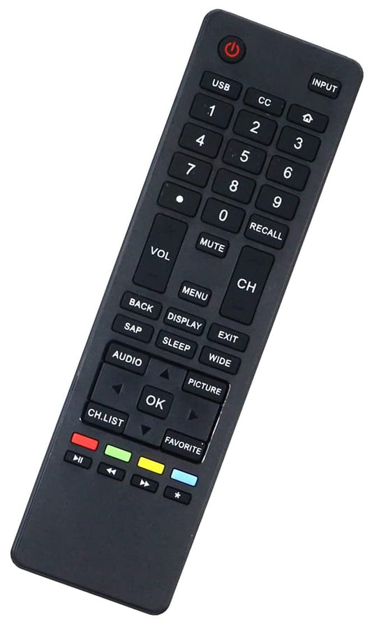 Universal Remote Control HTR-A18M Replacement for HAIER LCD LED TVs 32D3000 LE32M600M20 LE24M600M80 LE24F33800 LE39F32800 LE39M600M80 40D3500M 48D3500