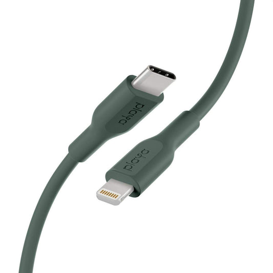 USB-C Cable by Playa (Compatible with iPhone 12, 11, SE, X, XR, XS, 8, 7, 6 and more) (Green, 3ft)