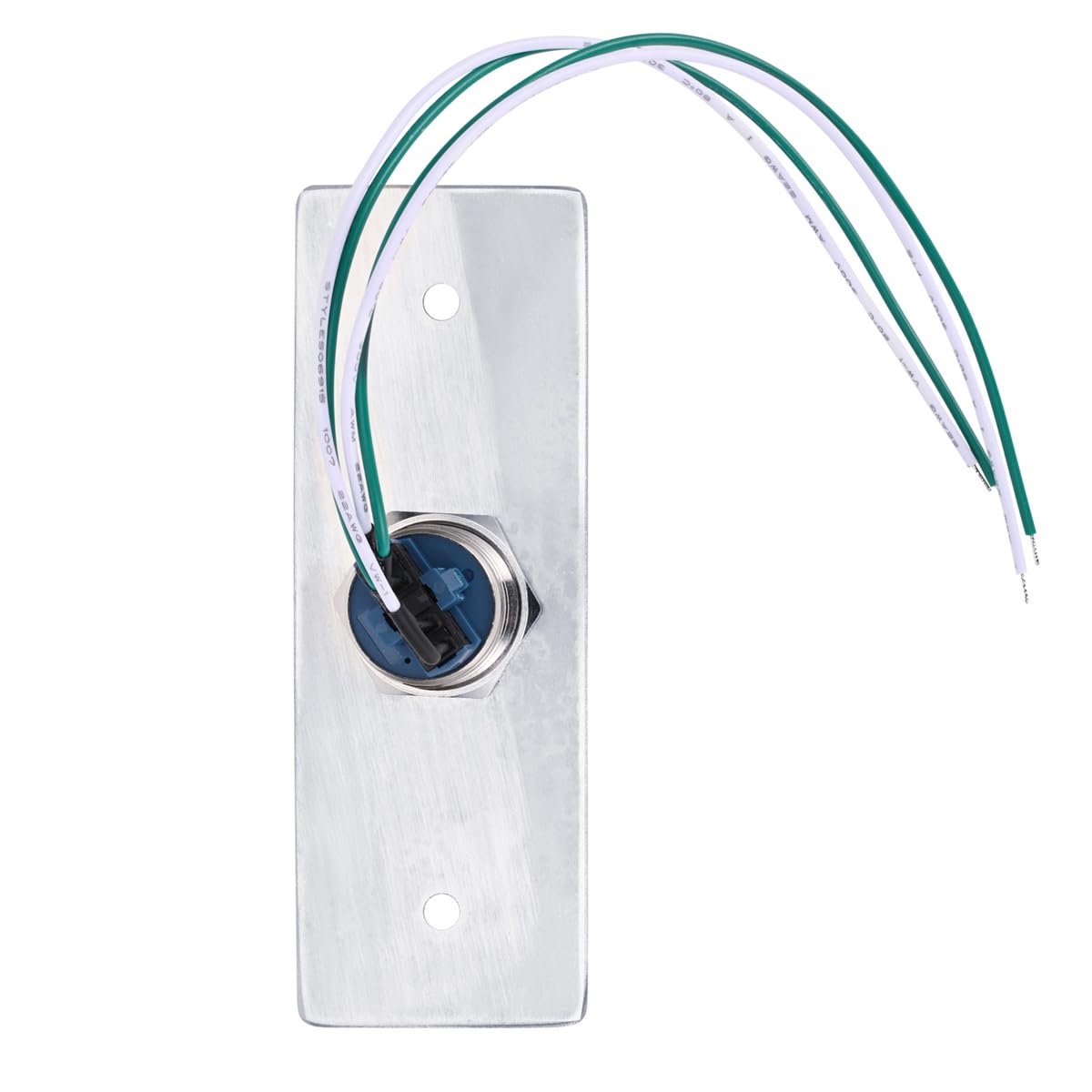 Push to Exit Button for Door Access Control Waterproof Stainless Steel Shell with Back Mounted Box 4 Contact Output