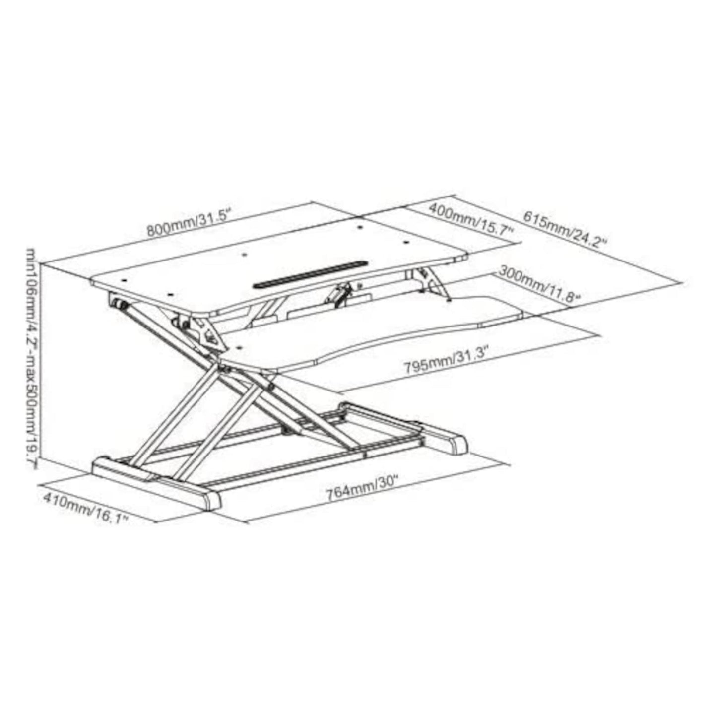 AMER MOUNTS, Black,EZRISER30