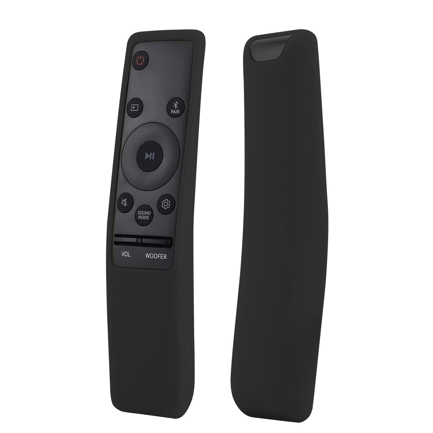 JCMOYUTY Silicone Case Cover for AH59-02767A AH81-13358A AH59-02758A Samsung Soundbar Remote, Black Sleeve