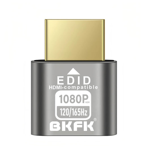 BKFK HDMI Dummy Plug 4K HDR,Virtual Monitor EDID Emulator, Headless Display Adapter,Headless hdmi Adapter Dummy?Supports up to 4k@60Hz,1080@120Hz