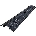 EZ Hidewire EZ Runner Slim PVC Drop Over Cable Ramp Cable Protector - Single Channel - Black