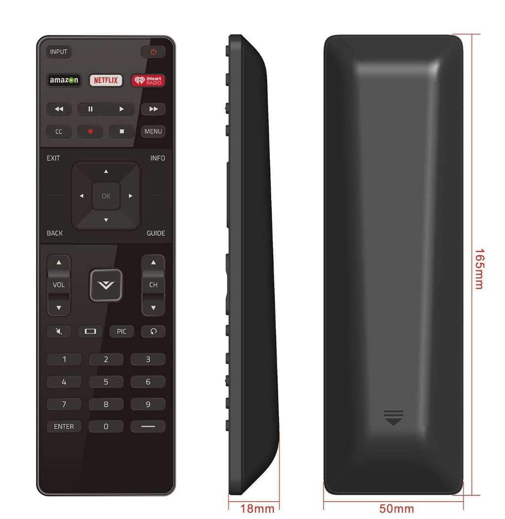 Vizio XRT122 TV Remote for E Series Models