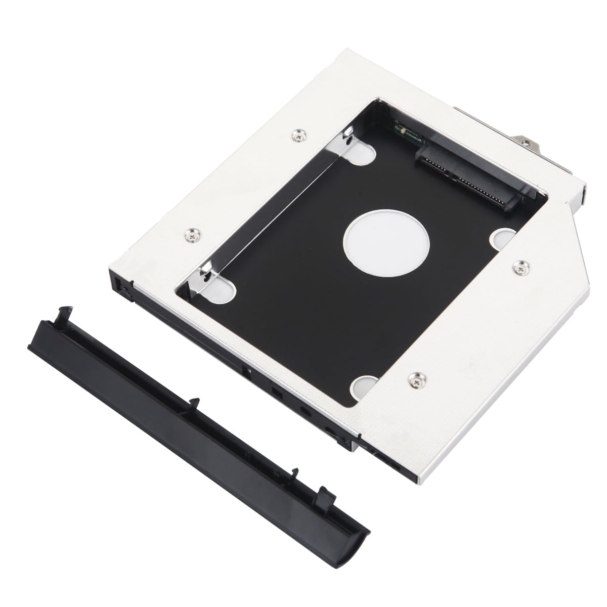 Deyoung 12.7mm 2nd HDD SSD Hard Drive Optical Bay Caddy Frame Tray for HP EliteBook 6930p 8440p 8530p 8540p with Matched Faceplate/Bezel and Mounting