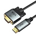 Kirzi HDMI to VGA Cable, Uni-Directional HDMI Computer to VGA Monitor Cable (3ft)