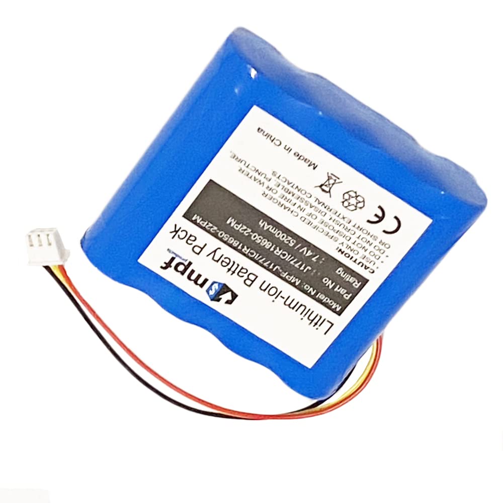 MPF Products 5200mAh J177/ICR18650-22PM, AE18650CM1-22-2P2S Battery Replacement Compatible with Klipsch KMC 1, KMC1, Braven 850, Braven BRV-HD