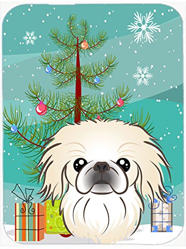 Caroline's Treasures BB1593MP Christmas Tree and Pekingese Mouse Pad, Hot Pad or Trivet for Home Office Gaming Working Computers Laptop Mouse