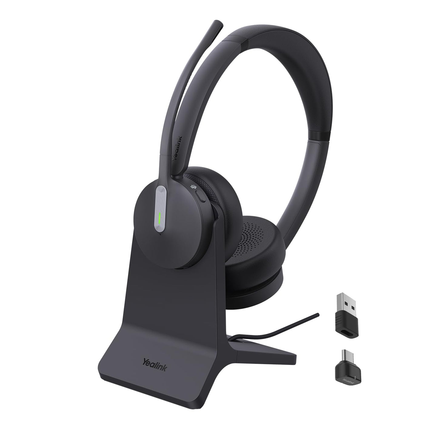 Yealink BH70 Dual Wireless Headset with Mic for Work, Bluetooth Headphone with Teams Certification, up to 35h Talk Time, 147g All-Day Wearing…