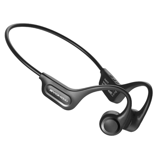 Ultra-Comfortable Open-Ear sport Headphones for Running,Cycling,Gym,8Hr Premium Sound,Bluetooth5.3,IP56 Sweatproof Bone Conduction Tech,Secure