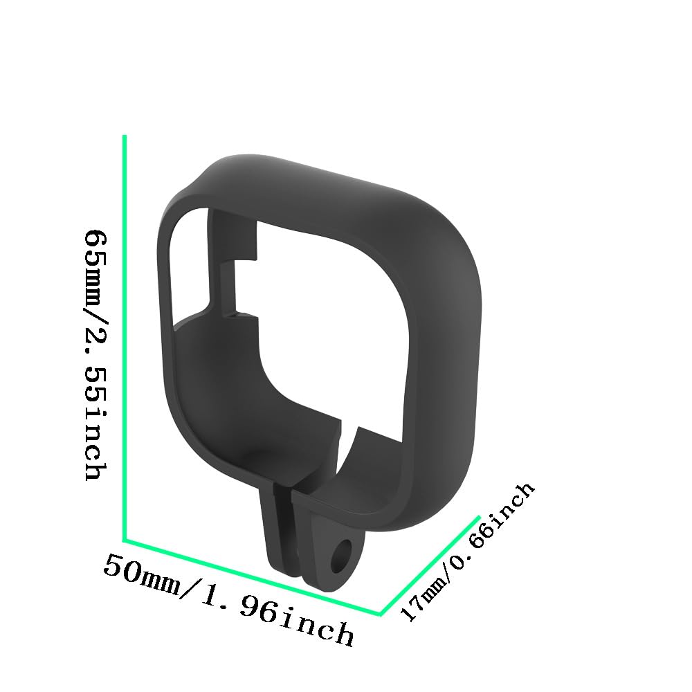 Honlyn Mount Adapter for Insta360 Go Ultra Bundle Protective Frame Cage Kit with 1/4" Thread Adapter Action Camera for Tripod Selfie