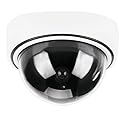 Dioche High Simulation Dome Camera Home Security Hemispherical Fake Camera Indoor Outdoor Surveillance Dummy Camera