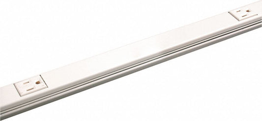 Prewired Raceway, 5 Outlets, 15 Amps