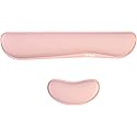 iFine Upgrade Cleanable PU Leather Keyboard Wrist Rest Pad & Mouse Wrist Cushion Support for School, Office, Home, Computer, Laptop, Mac, Waterproof