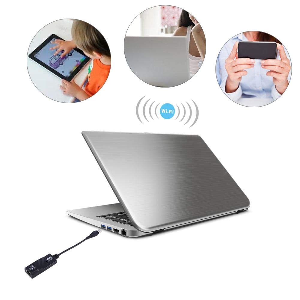 SuperSpeed USB 3.0 to RJ45 Gigabit Ethernet Network Adapter Wired LAN for