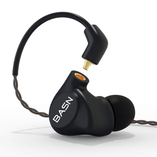 BASN Metalen in-Ear Monitors Headphones,4 Drivers Musicians Noise Isolating IEMs with Deep Bass, Two Detachable MMCX Cables with Case…