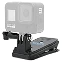 SUREWO Backpack Strap Mount Quick Clip Mount Compatible with Gopro Hero 13/12/11/10/9/8/7/6(2018)/5 Black,DJI Osmo Action 5 pro/4/3/2 and More