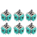 Zerone 3D Joystick Axis Analog Sensor Replacement Module, Replacement Analog Stick Joystick Parts for One Game Console Controller Repairing (6)