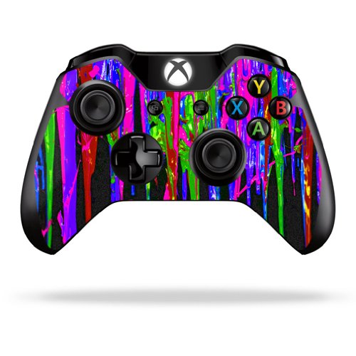MightySkins Skin Compatible with Microsoft Xbox One or One S Controller - Drips | Protective, Durable, and Unique Vinyl Decal wrap Cover | Easy