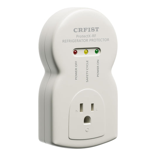 CRFIST Refrigerator-Specific Surge Protector - a Dedicated Single-Outlet Protector Designed for Household appliances, Featuring 1800W/15A Overload