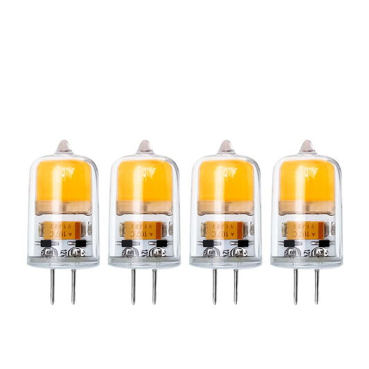 DA DANG JIA G4 LED Bulb 12V Dimmable, JC Bi-Pin Base Light Bulbs 2W 2700K Warm White 20W-30W T3 Halogen Bulb Replacement Landscape Bulbs 4pcs