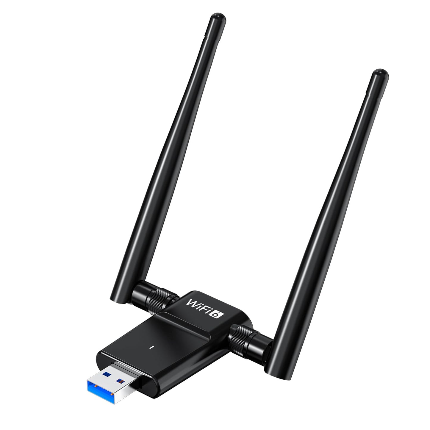 VF-Bivine USB 3.0 WiFi Adapter for Desktop PC ?AX1800 WiFi 6 Dual-Band Plug and Play Wireless Network Adapter with 2.4GHz, 5GHz, 2×High Gain Antenna