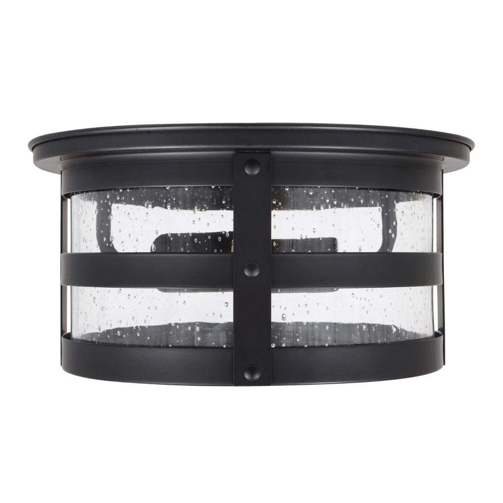 Sylvania Vintage Cambridge Triple Ring Drum Light Fixture with 2 A19 Dimmable LED Light Bulbs Included, 1600 Lumens (60125)