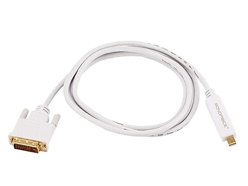 Monoprice 6ft 32AWG Mini DisplayPort to DVI Cable - White