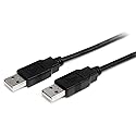 Startech.com 2m USB 2.0 A to A Cable - M/m - USB - 2m - 1 Pack - 1 X Type A Male USB - 1 X Type A M