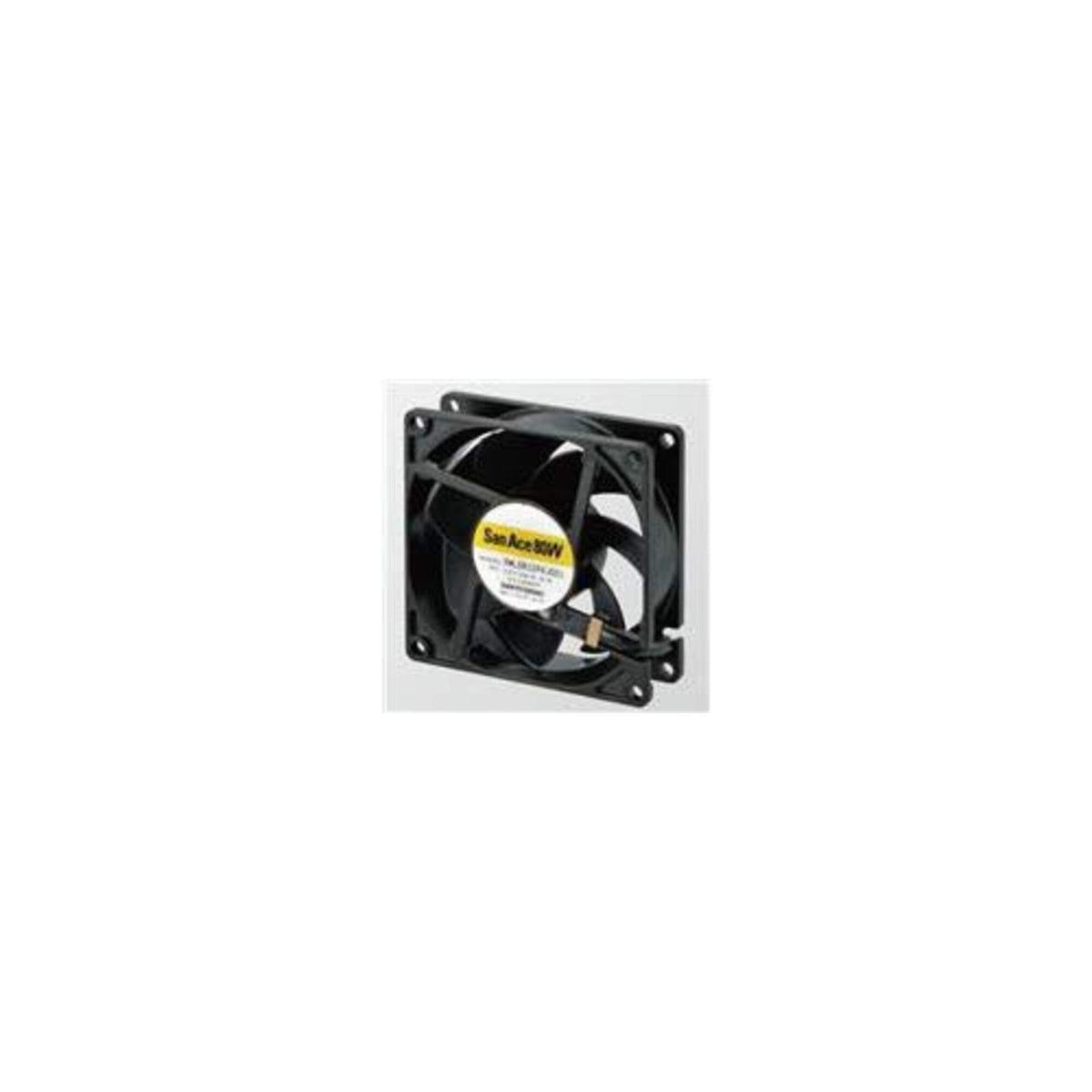 SANYO Denki 9WP0648H402 DC Fan Sq60x25mm 48VDC 1.92W, 18.7CFM, Splashproof, 2 Wire, Plastic F/B