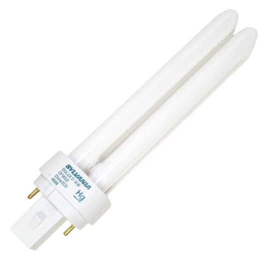 (25 Pack) Sylvania 21111 CF18DD/841/ECO 18-Watt 4100K 2-Pin Double Tube Compact Fluorescent Lamp25