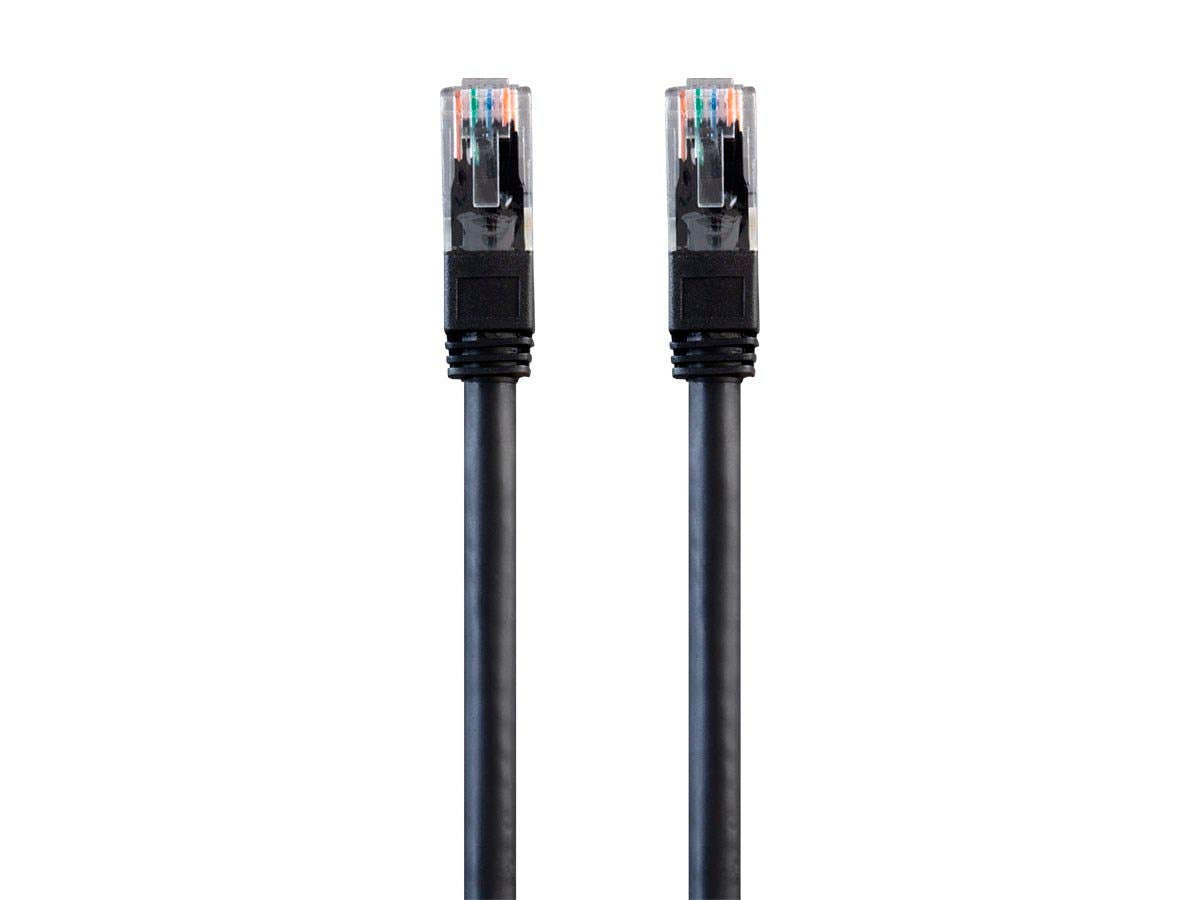 Monoprice Cat6 Ethernet Patch Cable - Outdoor Rated, Snagless RJ45, Stranded, 550MHz, UTP, 24AWG, 100 Feet, Black