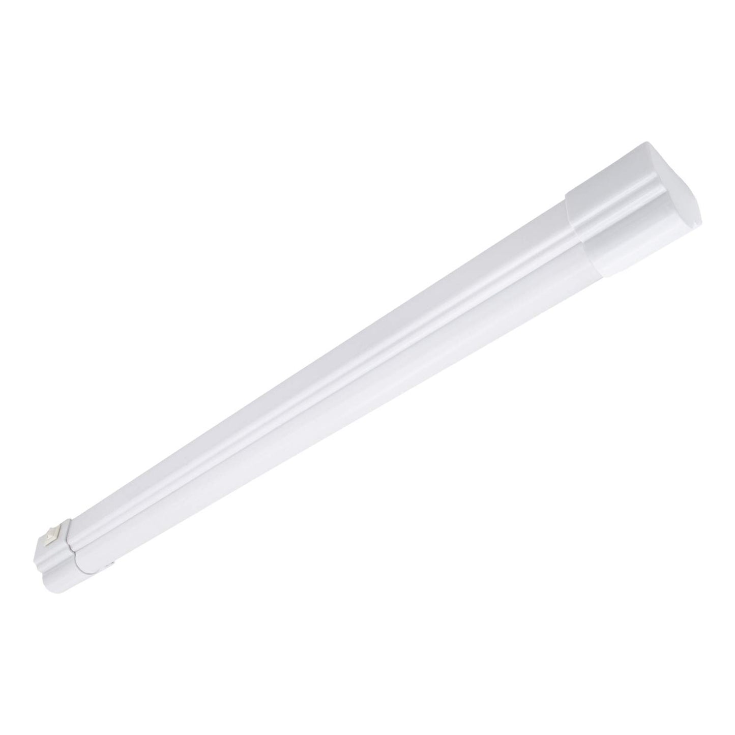 Maxxima 18 inch LED Under Cabinet Light - 900 Lumens Warm White 3000K, Undermount Strip Lighting for Kitchen, Closet, and Bedroom, On/Off Switch, Plug