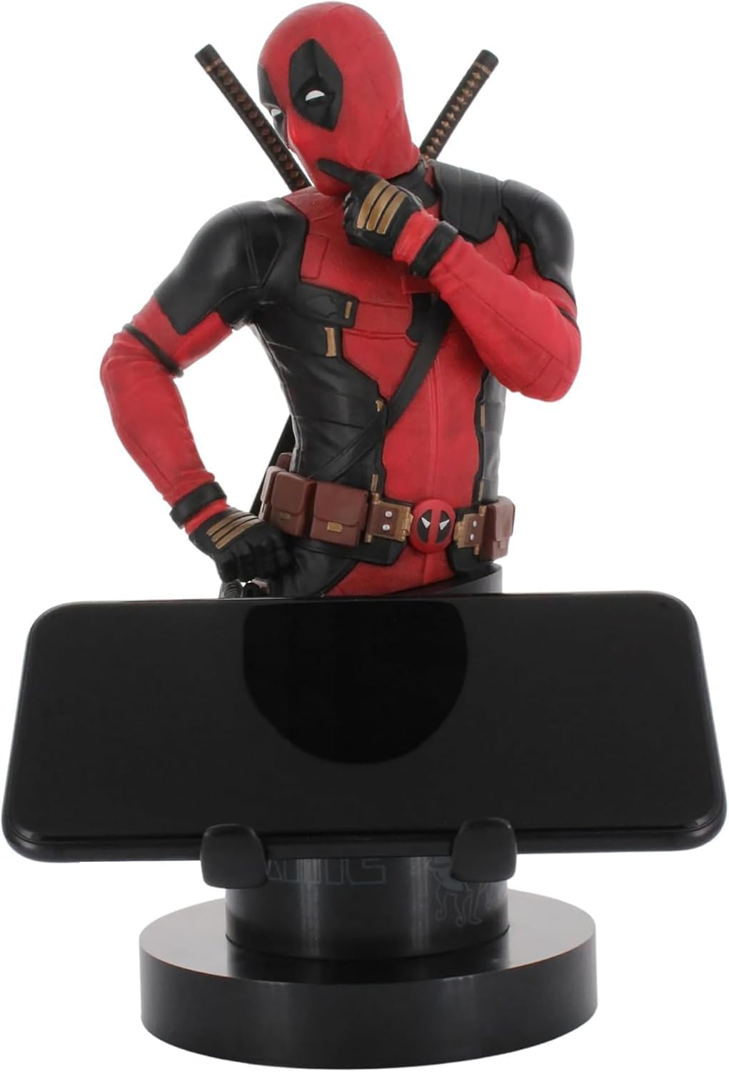 Exquisite Gaming Deadpool 3 Collectible Controller Holder and Phone Stand, Cable Guys Marvel Statue, Officially Licensed Figure