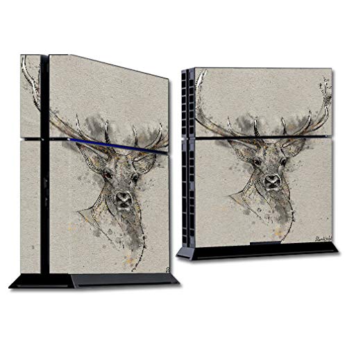 MightySkins Skin Compatible with Sony PS4 Console - Ink Buck | Protective, Durable, and Unique Vinyl Decal wrap Cover | Easy to Apply, Remove,